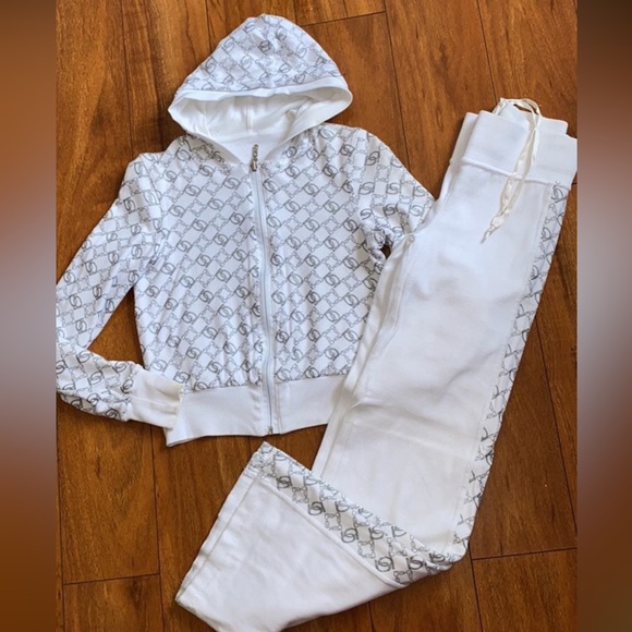 Women’s Bebe Sz S hoodie, sweatpants sweatsuit reversible - Picture 1 of 4